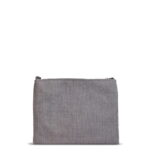 Back Design & Quality of Grey Cross Bag, Linen Kiten Fabric