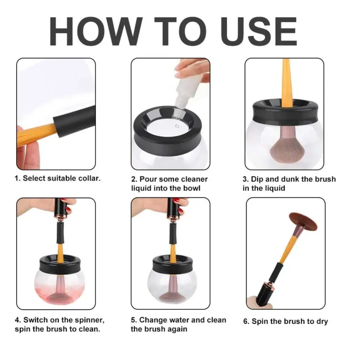 Makeup Brush Cleaner & Dryer - Image 4