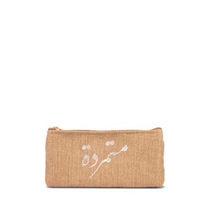 Manari Beige Wallet, White متمردة Handmade Design