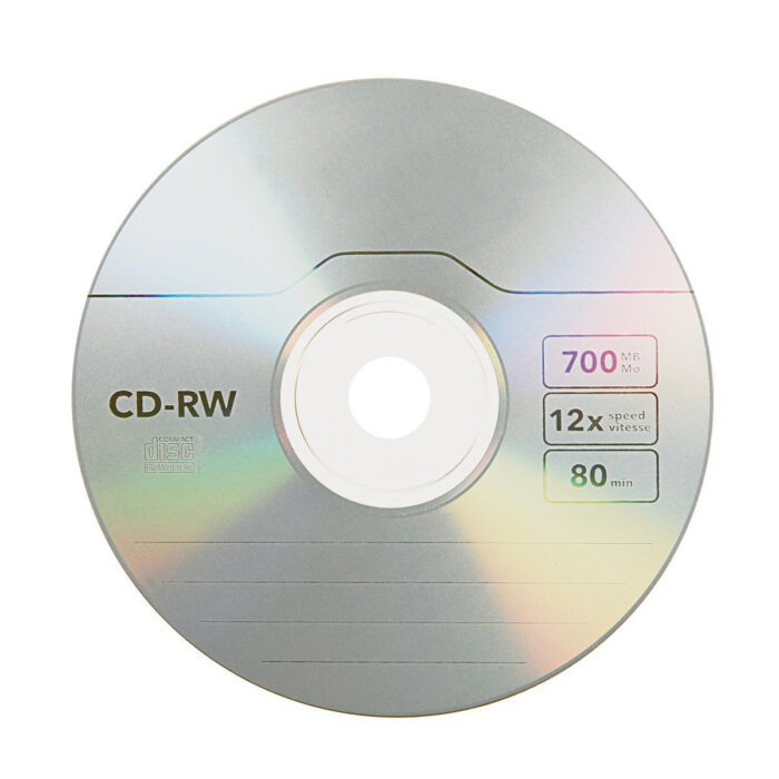 Memory CD -RW Rewritable with 700MB , 4x for Audio, Video, Data - Image 1