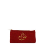 Red Wallet Gold 'الحب' Handmade Kitten Linen