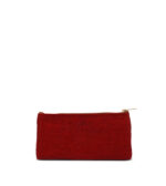 Red Wallet Pink 'متمردة' Back Design Handmade Fabric
