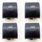 4X For BMW 3 Series 2002-2007 E46 X5 X3 Window Switch Button Cap Replacement