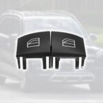 4pcs Driver Window Switch Button Covers Power Window Master Switch Repair Button Caps Lift Button for Mercedes Benz ML GL R Class W164 X164 W251 - Image 3
