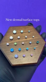 Circle shape dermal top/surface top - Image 3