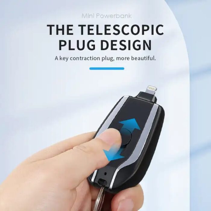 The telescopic plug design mini power bank - Image 1