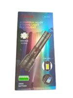 Tactical led flashlight usb rechargeable travel outdoor super bright light torch