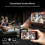 4K Mini Projector HY300: Full HD Home Theater, 4K Android Smart Bluetooth WiFi TV Projector - Image 2