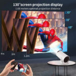 4K Mini Projector HY300: Full HD Home Theater, 4K Android Smart Bluetooth WiFi TV Projector - Image 4
