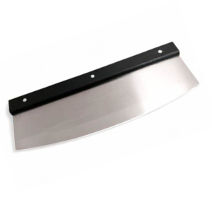 Stainless Steel Pizza Rocker Cutter with Wood Handle