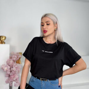 Les Benjamins Black Chic Oversized T-Shirt